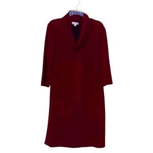 NEW NORTH STYLE POCKETED SHIFT COWLNECK